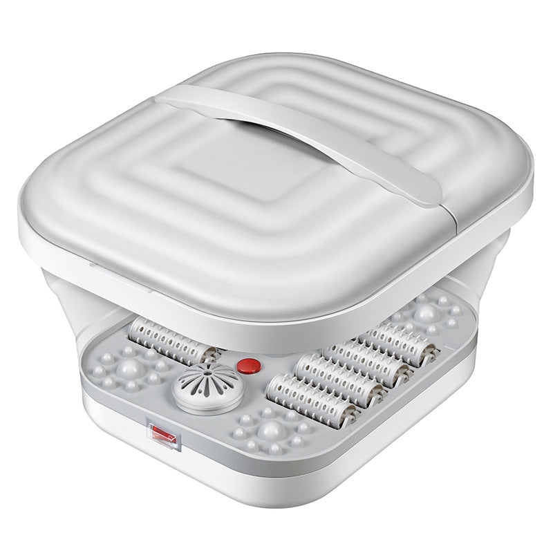 Premium Portable Thermostatic Foot Massage Tub – Foldable Heating Automatic Foot Bath for Home Relaxation & Blood Circulation