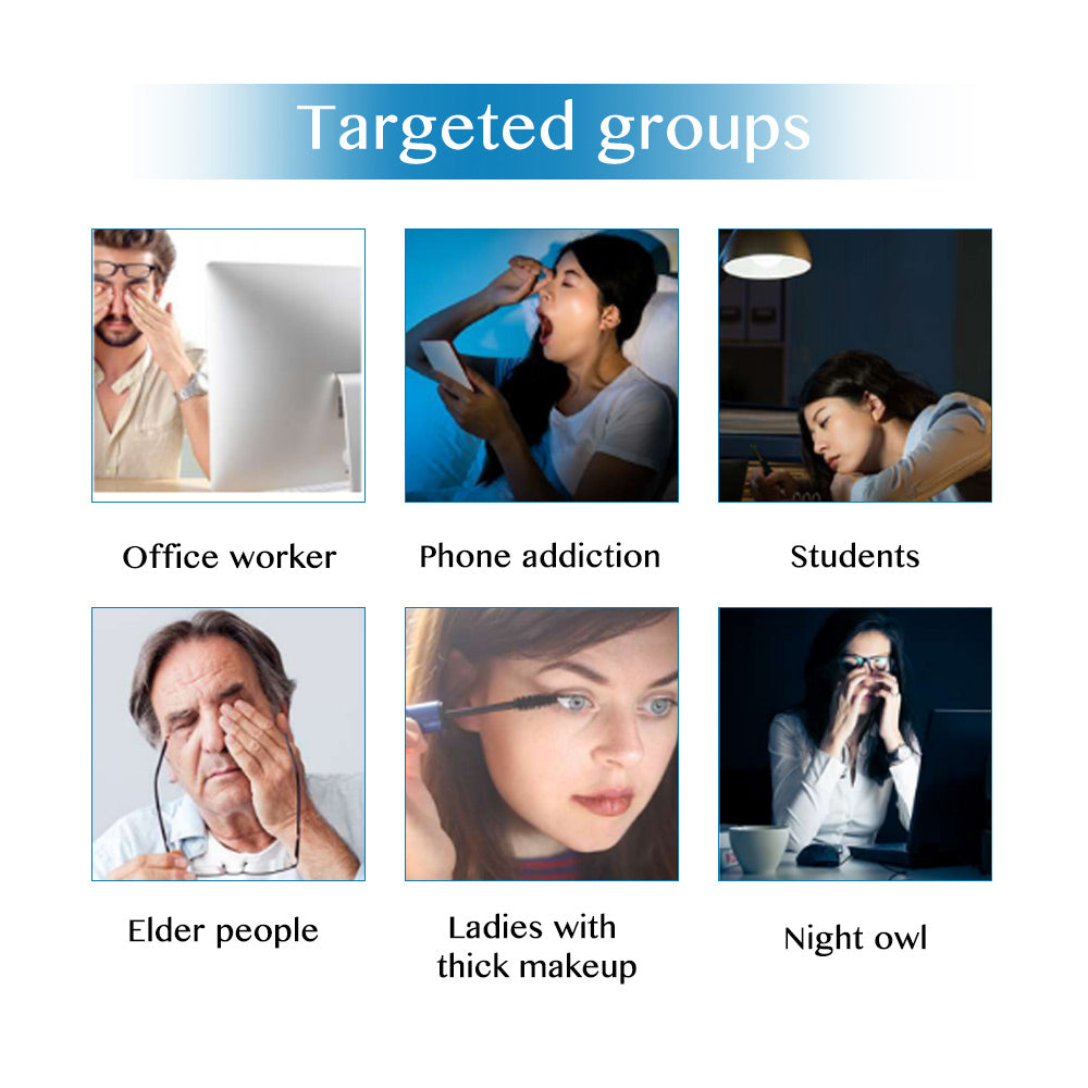 Premium 2 in 1 EMS Eye and Face Vibration Massager – Portable Electric Dark Circle Removal, Anti-Ageing Eye Wrinkle Beauty