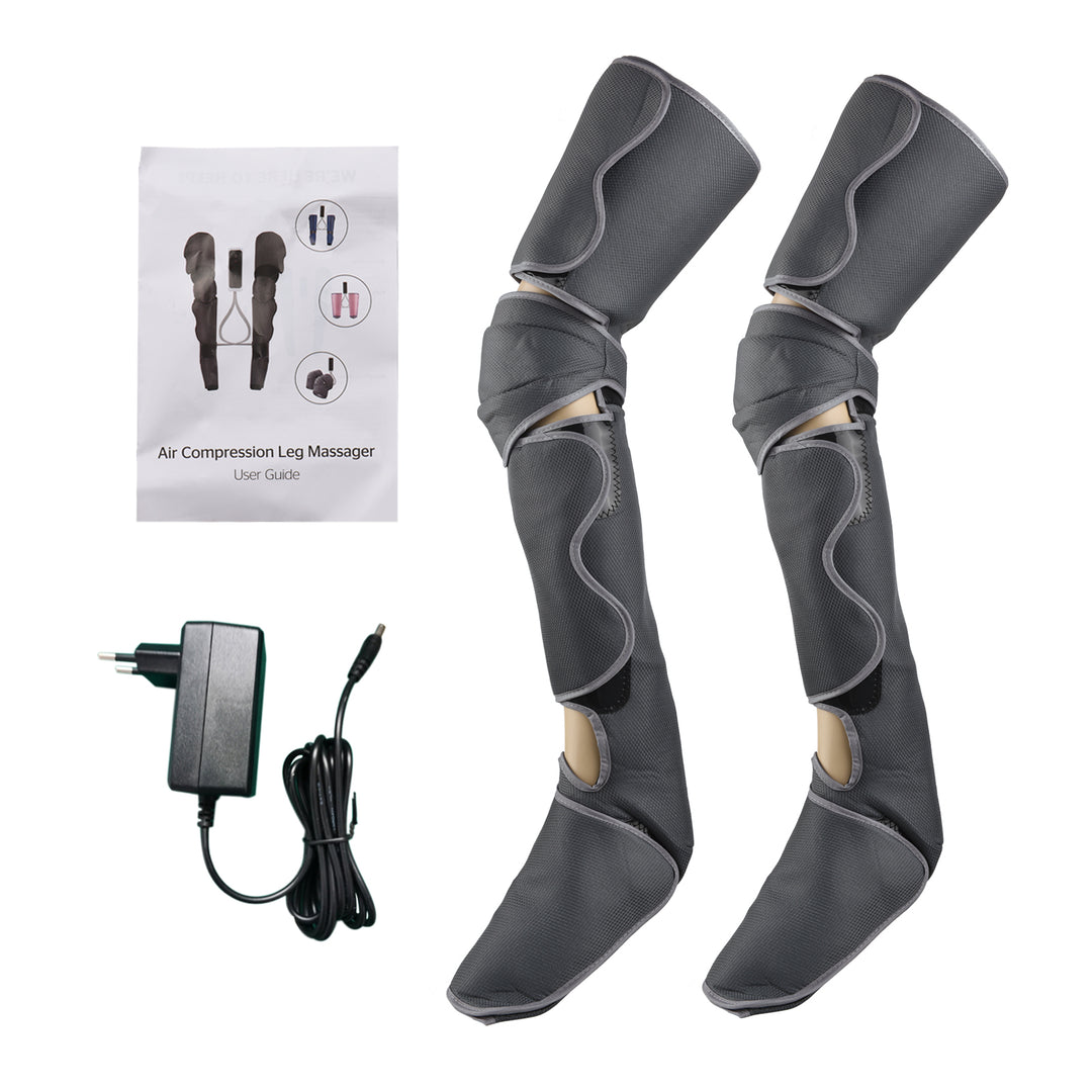 Luxury Air Wave Leg Massager with Infrared Heat & Air Pressure Technology for Thigh, Knee, and Calf Relief – 5 Intensity 