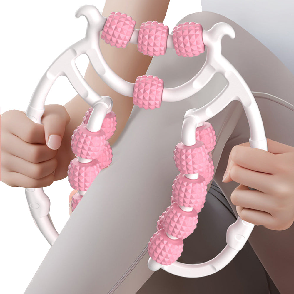 Premium Cellulite Massager Roller - Deep Tissue Foam Roller for Legs, Arms, Neck, Thighs, and Calves - Pain Relief &