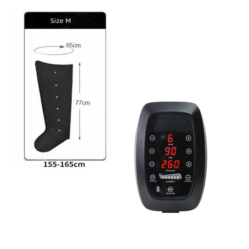 Premium Air Compression Massager for Legs and Feet – 6 Cavity Pressotherapy Boots for Improved Blood Circulation, Relaxation,