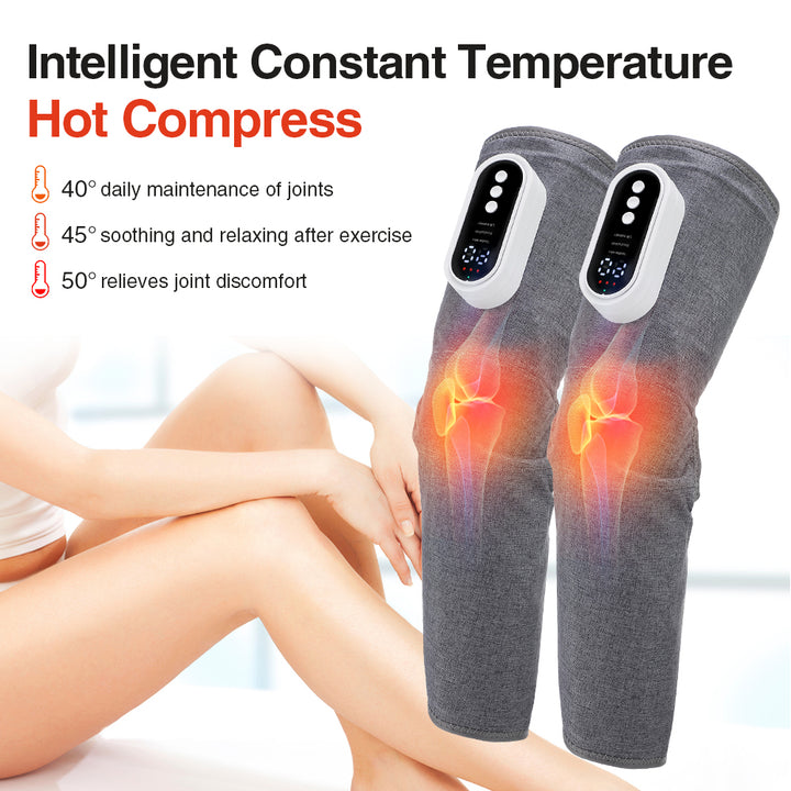 Premium Electric 360° Full Cover Leg Massager with Hot Compress & Vibration - Muscle Relaxation, Fatigue Relief, Adjustable