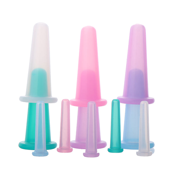 High Quality Silicone Cupping Set for Face – Health Care Facial Lifting Massage Cups, Mini Eye Vacuum Cans, Safe and Durable,