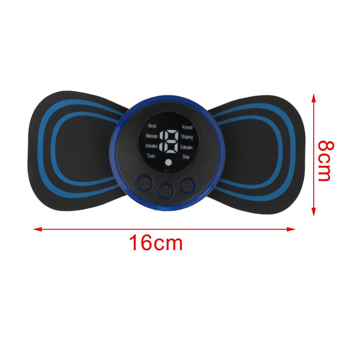 Premium Electric EMS Foot Massager - Rechargeable Pulse Muscle Stimulator with Remote Control, 8 Modes, 19 Intensity Levels