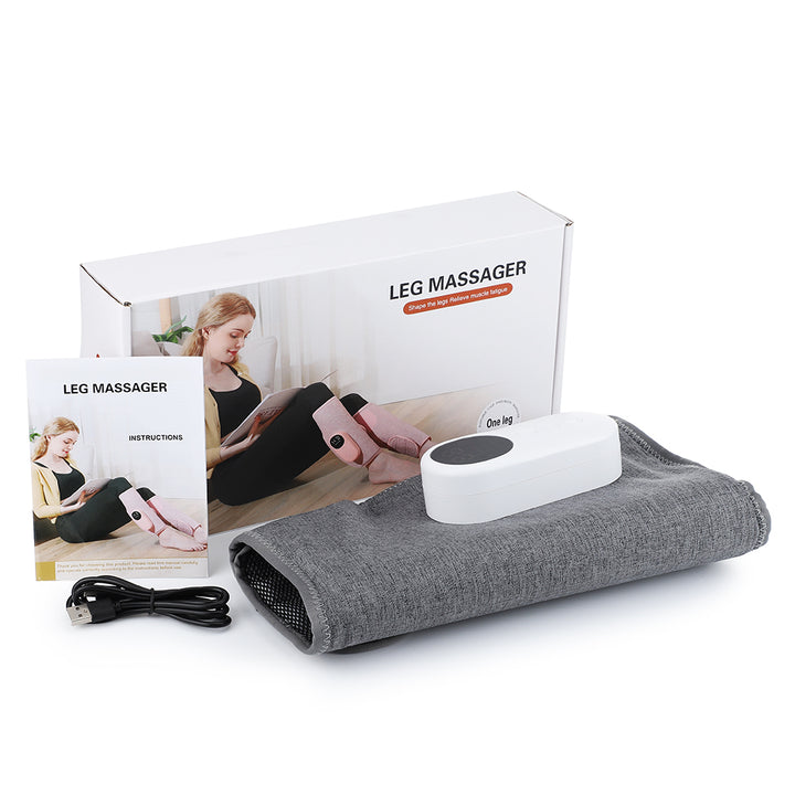 Premium Electric Leg Massager - 360° Air Compression Calf & Thigh Massager with Heat, Three Massage Modes, and Long-Lasting 