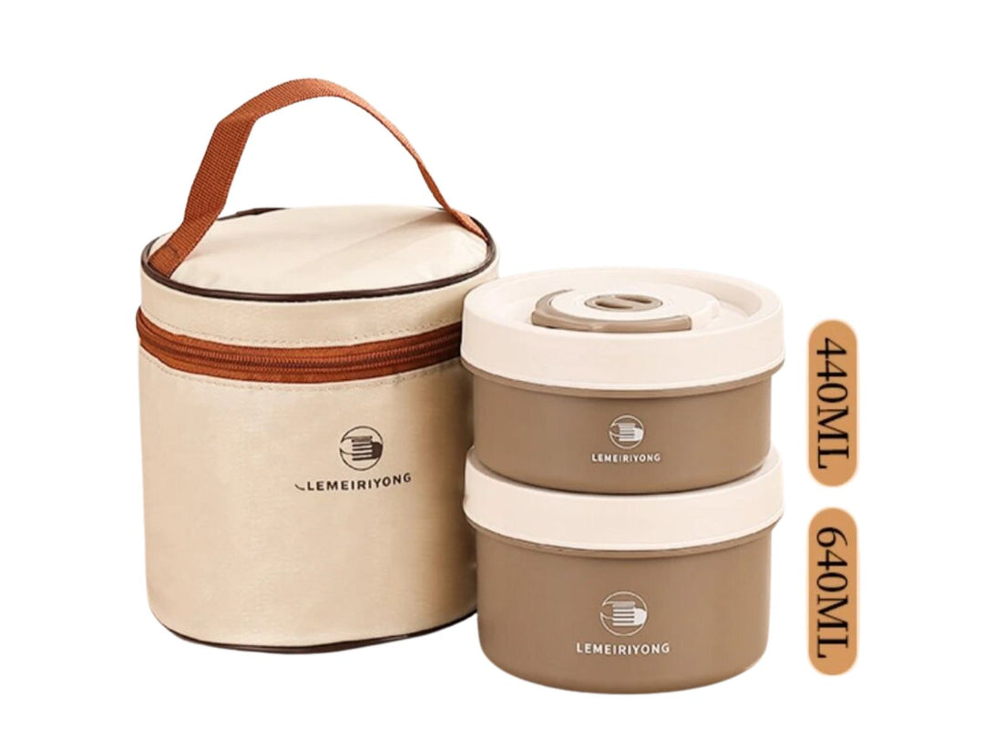 Premium Insulated 304 Stainless Steel Lunch Box – Multi-Layer Design, Microwave Safe, Durable, Leak-Proof, Perfect for On-the