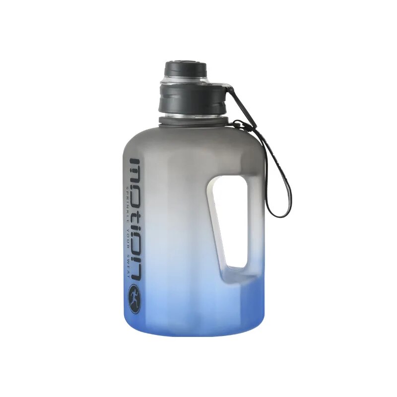 Premium 2.2L Large Capacity Sports Water Bottle – BPA-Free, Gradient Plastic, Portable Kettle with Straw, Leak-Proof, Ideal 