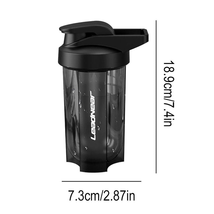 Premium 500ML Portable Sport Shaker Bottle – Leak Proof Protein Powder Shaker for Gym & Fitness – Durable, Easy Grip with 
