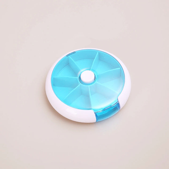 Premium Mini Travel Vitamin Pill Box – 7-Day Organizer, Small Portable Container for Pills, Medicine, Fish Oils, and Tablets 