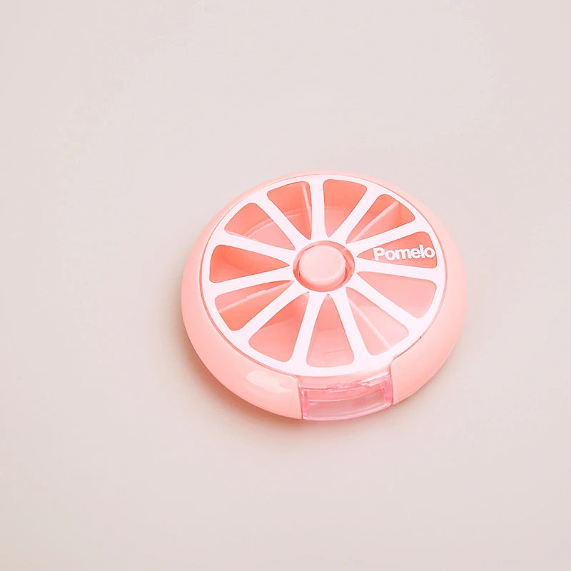 Premium Mini Travel Vitamin Pill Box – 7-Day Organizer, Small Portable Container for Pills, Medicine, Fish Oils, and Tablets 