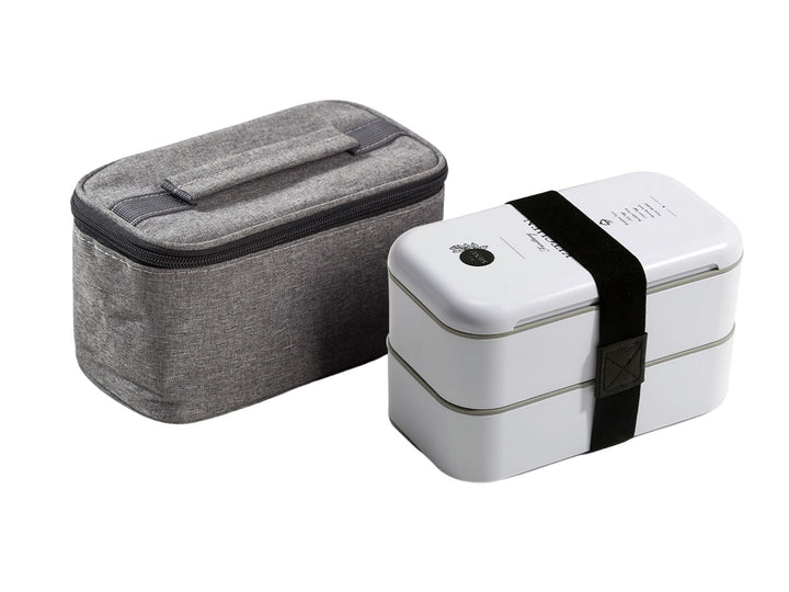 Premium Eco-Friendly Double-Layer Bento Lunch Box – Microwave Safe, 1L Capacity, Health Food Container for Meal Prep, BPA, 