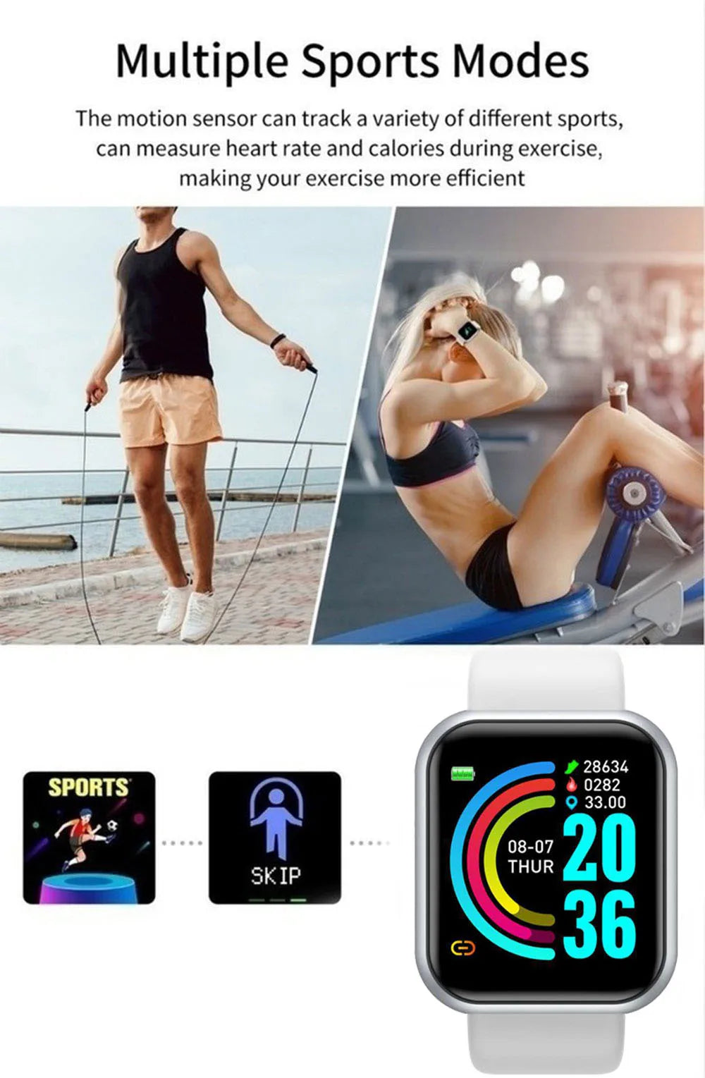 Luxury Smartwatch for Men & Women – Bluetooth Fitness Tracker, Music Control, Sleep Monitor, Sports Bracelet, Stylish Smart Watch with Heart Rate Monitor - StrengthXPhysiotherapy