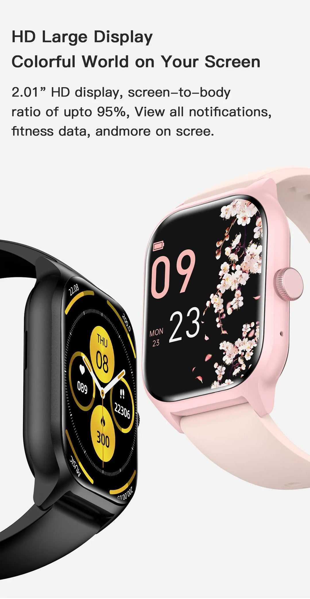 Luxury Smartwatch Android OS - 1.44" Full Touch Screen, Bluetooth Call, Music Control, Fitness Tracker for Men & Women, Health Monitor - StrengthXPhysiotherapy