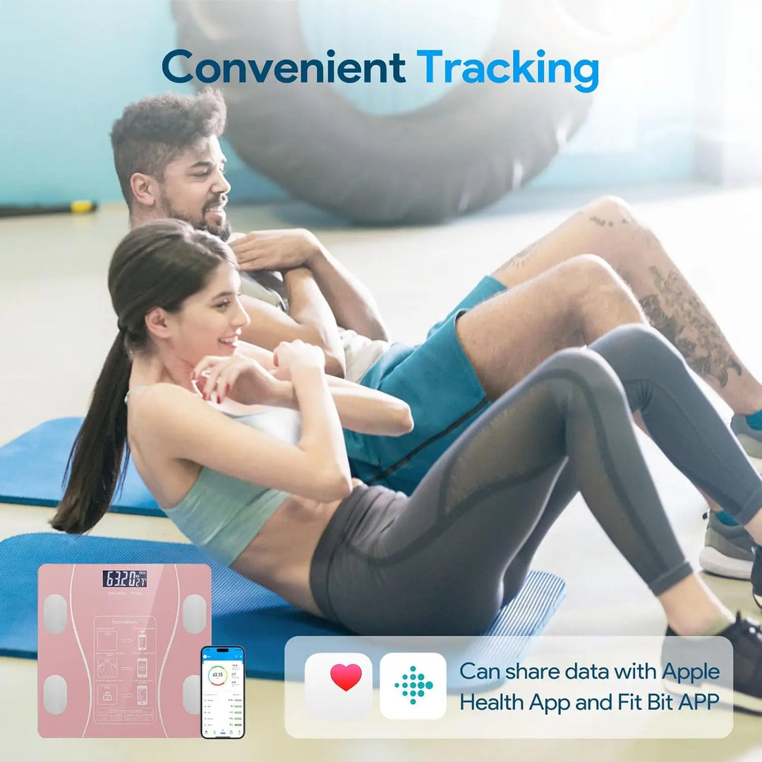 Premium LED Body Composition Scale – Accurate Digital Bathroom Scale with Body Fat Analysis, Bluetooth Connectivity, Health 