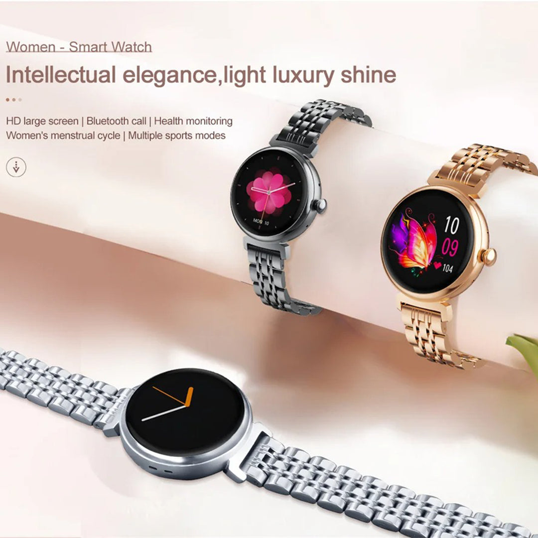 Premium Luxury Women's Smartwatch – Heart Rate, Blood Oxygen, Sleep Monitoring, Bluetooth Call, Diamond Bracelet, 1.32" HD Display, IP67 Waterproof, Fitness Tracker, Multi-Sport Modes - StrengthXPhysiotherapy