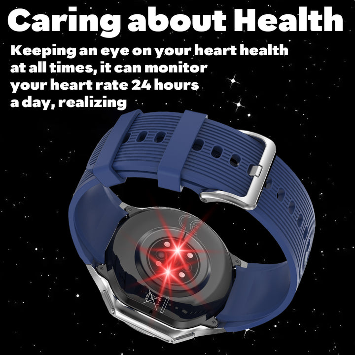 Premium Smartwatch for Men – 1.43'' 3D Surround Vision Display, 4GB RAM, 32GB Storage, Bluetooth Calling, Waterproof, Heart 