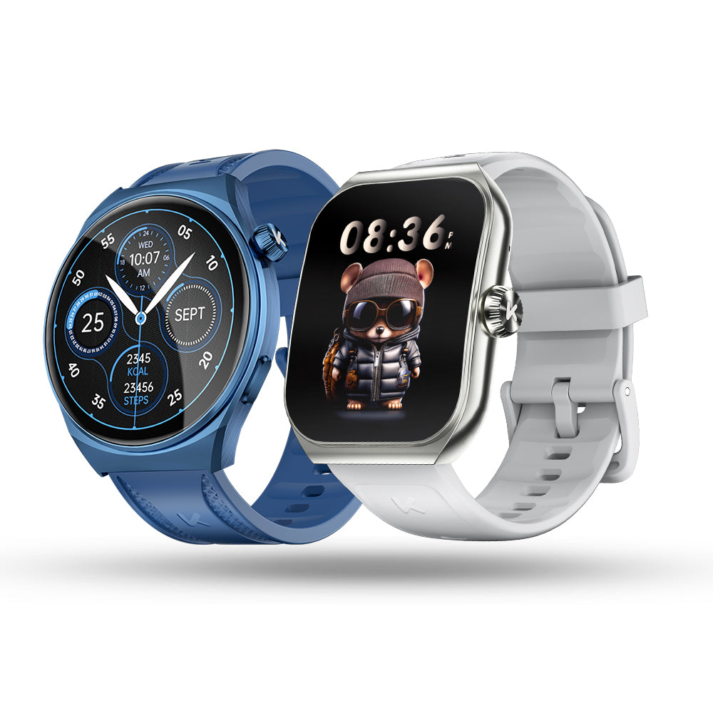 Premium Smartwatch for Men & Women, 1.96" AMOLED, Bluetooth Calling, 100+ Sport Modes, IP68 Waterproof, Health Monitoring, Sleep & Stress Tracking, Wireless Charging - StrengthXPhysiotherapy