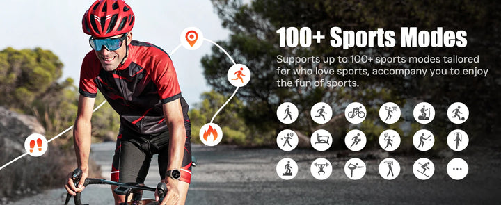 Premium Smart Watch for Men, Bluetooth Call, Full Touchscreen, Health Monitor, IP68 Waterproof, Fitness Tracker, Flashlight, Custom Faces, iOS & Android Compatible - StrengthXPhysiotherapy