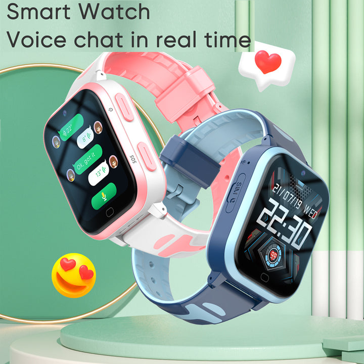 Premium 4G Kids Smartwatch – Video Call, GPS Tracking, IP67 Waterproof, 8GB ROM, Health Monitoring, Wi-Fi, Voice & Video