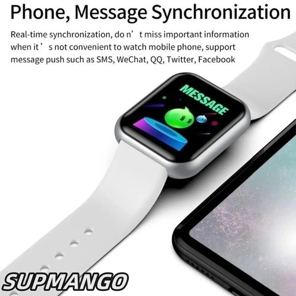 Premium Fitness Smartwatch for Men & Women – Blood Pressure & Oxygen Monitor, Sleep Tracker, Sports Watch, Fitness Bracelet, 