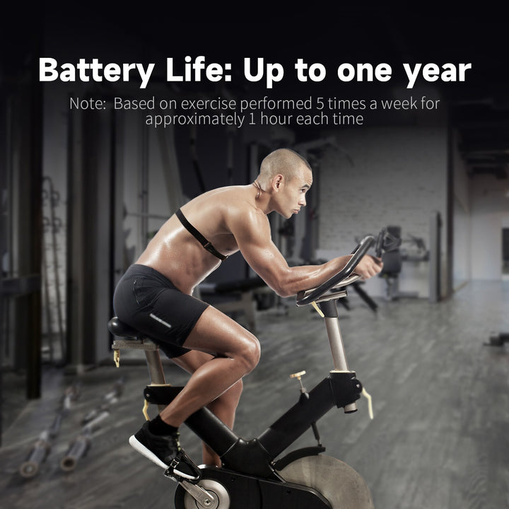 Premium Chest Strap Heart Rate Monitor – Bluetooth & ANT+ for Cycling, Running, Hiking, Fitness, Smart Bicycle Sensor