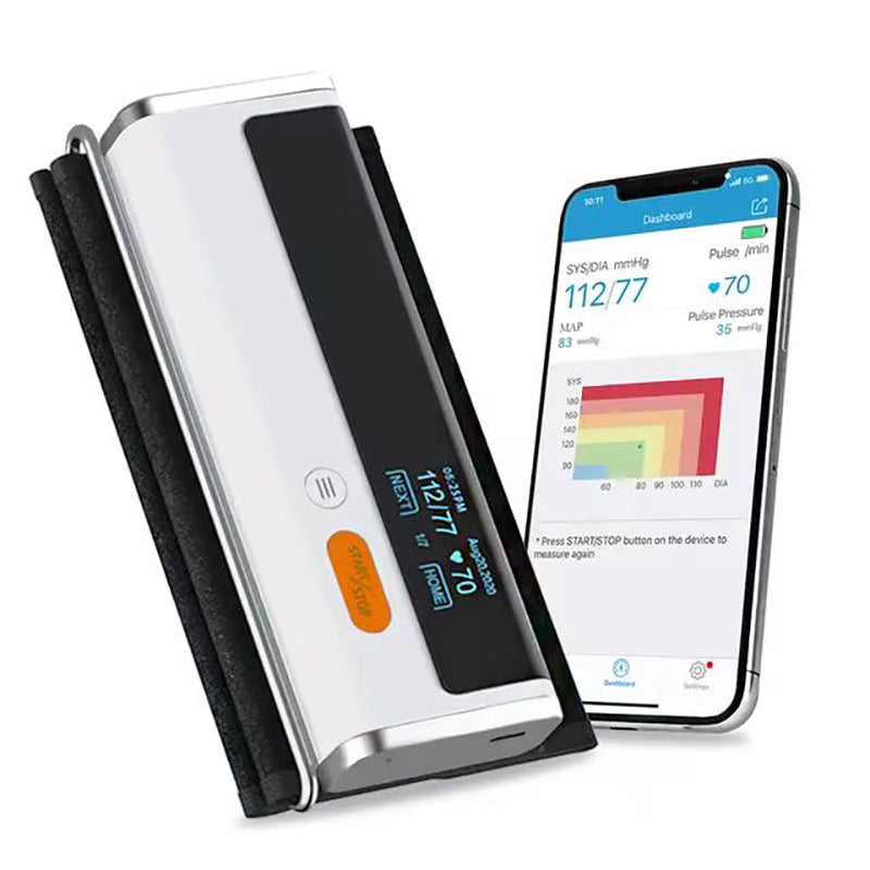 Premium Wireless Bluetooth Blood Pressure Monitor – ECG Function, Automatic Digital BP Machine with Heart Rate & Pulse 