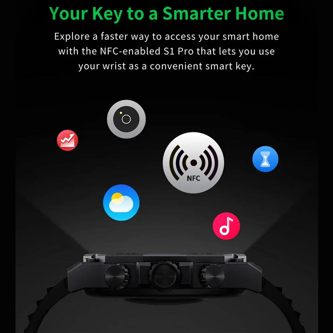 Premium Smartwatch for Men & Women – 1.43" AMOLED Display, GPS, 100+ Sports Modes, 21 Days Battery Life, 5ATM Waterproof, Wireless Charging, AI Voice Assistant, Global Version - StrengthXPhysiotherapy