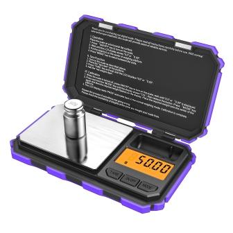 Premium Digital Pocket Scale – 200g Capacity, 0.01g Precision, Multi-Unit Conversion, Calibration Weight Included for Food, 