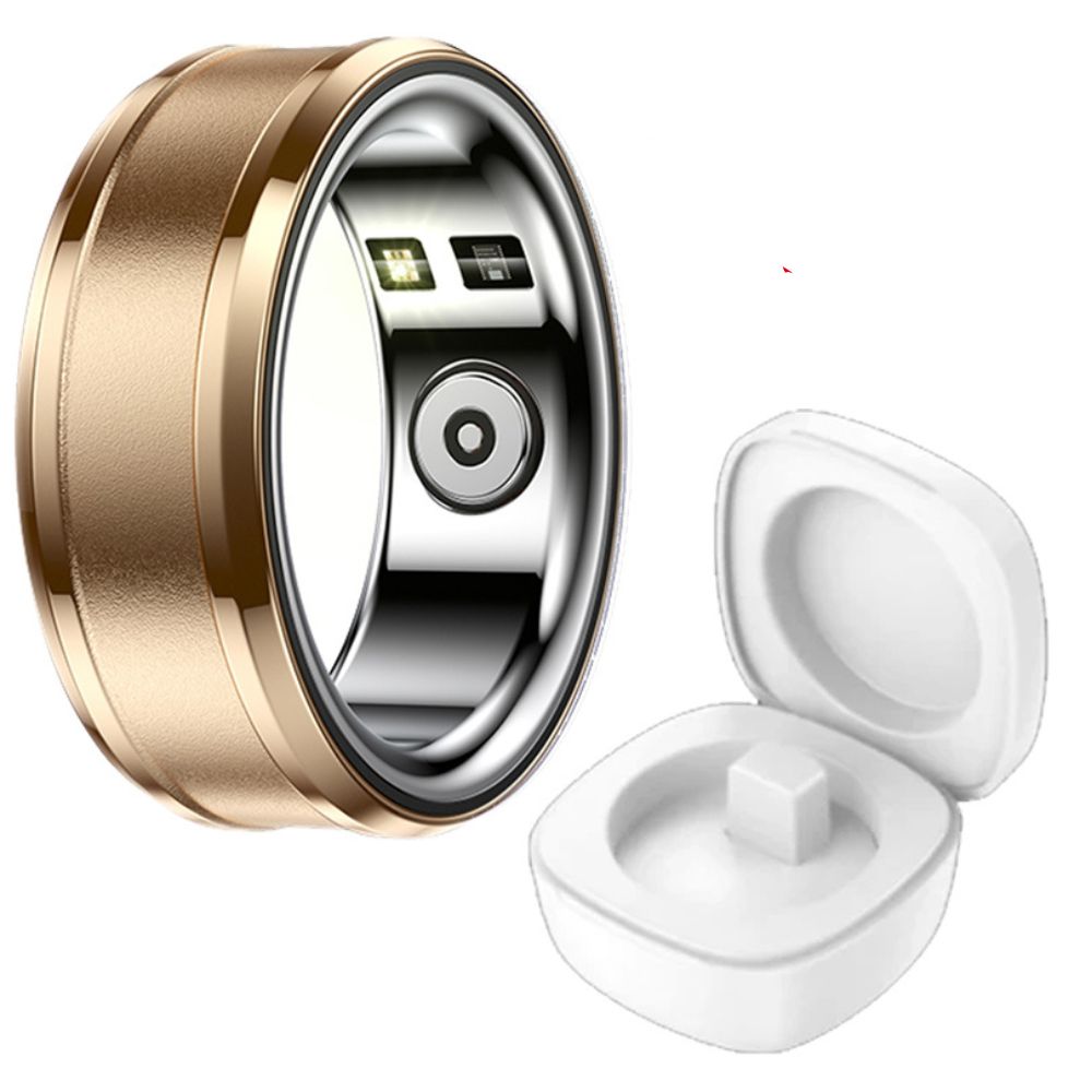 Premium Fitness Tracker Smart Ring for Men & Women - Health Monitoring, Heart Rate, Blood Oxygen & Body Temperature 