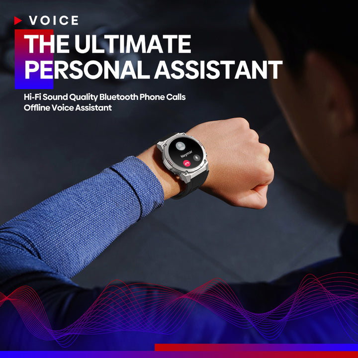 Premium Smartwatch with 1.43" AMOLED Display, Voice Calling, Health & Fitness Tracking, SpO2, Heart Rate, 14-Day Battery, 