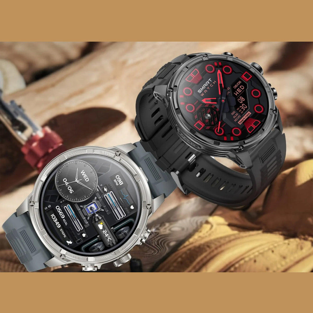 Premium Smartwatch with NFC & Bluetooth Headset – TWS Music & Talk, Sports Tracking, Sleep Monitoring, Camera Control, Music Control, Smart Alarm, Waterproof, Compatible with Android & iOS - StrengthXPhysiotherapy