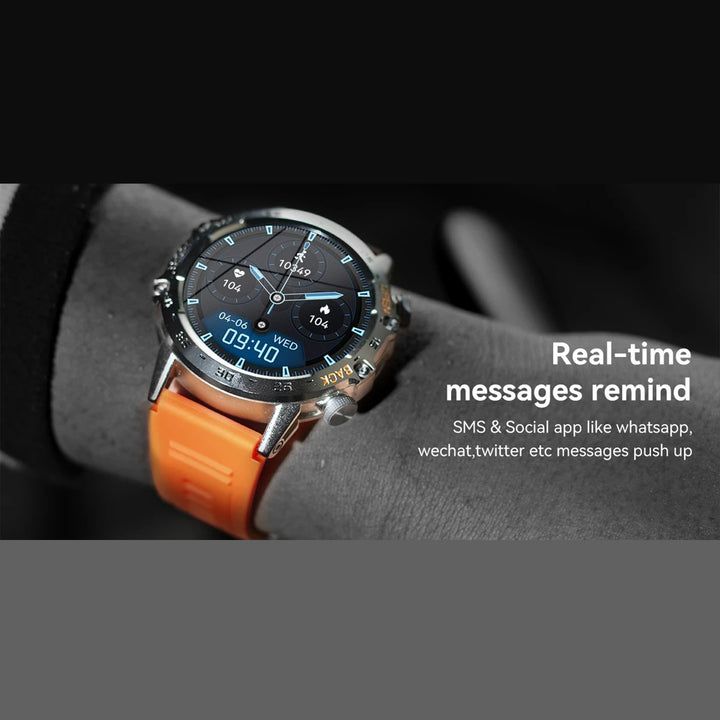 Premium Bluetooth Call Smartwatch for Men - IP67 Waterproof, 1.39-inch Display, Fitness Tracker, Sports Modes, Compatible with Android & iOS - StrengthXPhysiotherapy