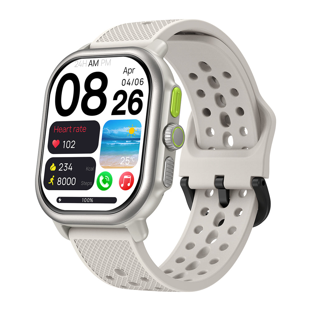 Premium GPS Smartwatch with 2.15" AMOLED Display, Phone Calls, Built-in GPS, 100+ Sports Modes, Heart Rate & SpO2 Monitor, 
