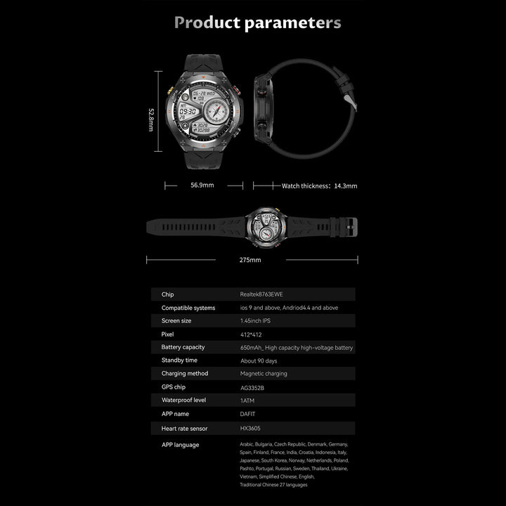 Premium Waterproof Sports Watch for Men and Women – 50M Waterproof, Dual Time, Pedometer, Stopwatch, Alarm, Countdown, Shockproof, EL Backlight, Lightweight Military Clock - StrengthXPhysiotherapy