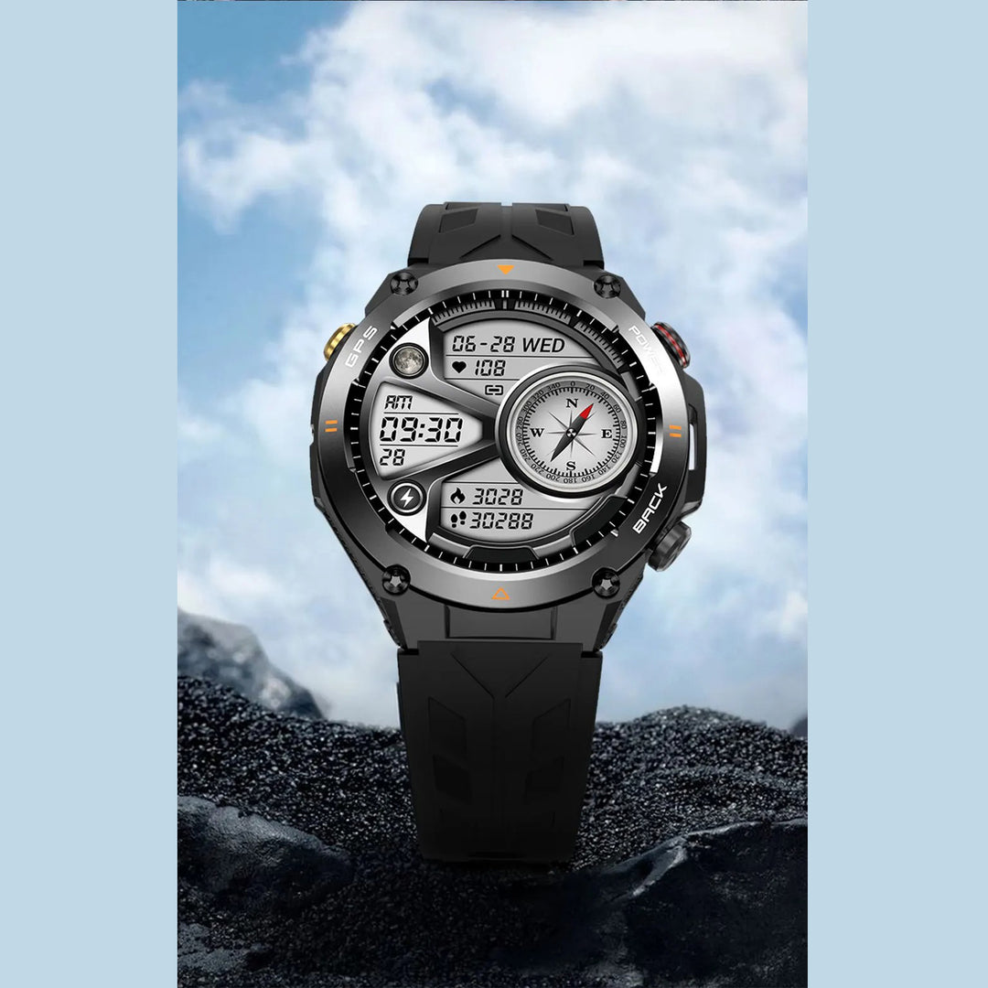 Premium Waterproof Sports Watch for Men and Women – 50M Waterproof, Dual Time, Pedometer, Stopwatch, Alarm, Countdown, Shockproof, EL Backlight, Lightweight Military Clock - StrengthXPhysiotherapy