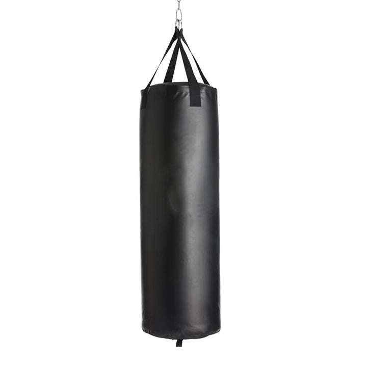 Premium Professional Boxing Sandbag – 40/46in Empty Heavy Punching Bag for Gym & Fitness – Durable Synthetic Leather, Reinforced Webbing, Hanging Kick Training – Includes Hook, Carabiner & Handwraps - StrengthXPhysiotherapy