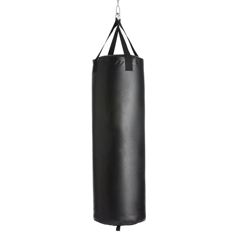 Premium Professional Boxing Sandbag – 40/46in Empty Heavy Punching Bag for Gym & Fitness – Durable Synthetic Leather, Reinforced Webbing, Hanging Kick Training – Includes Hook, Carabiner & Handwraps - StrengthXPhysiotherapy
