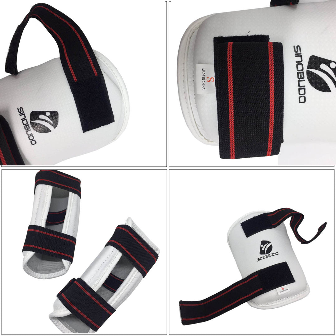 Premium Taekwondo Arm & Shin Guards – Kickboxing, MMA, Muay Thai Leggings, Ankle Protection, Protective Foam Insert, Secure  