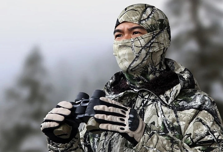 Premium Tactical Balaclava Full-Face Mask – Windproof, Dustproof Hunting, Cycling, and Wargame Headgear, Multicam Bandana Neck Gaiter for Outdoor Sports, Skiing, Climbing, and Motorcycle Use - StrengthXPhysiotherapy