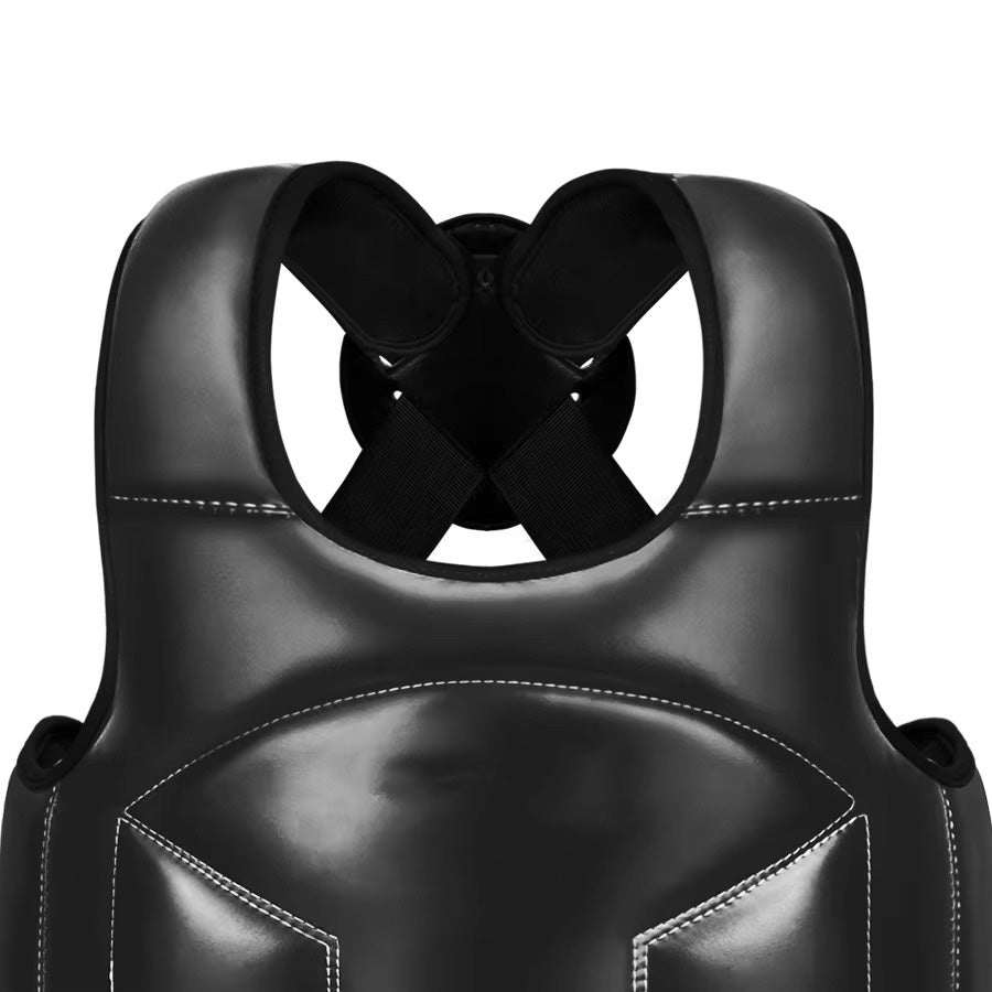 Premium Boxing Chest Guard – Reversible Rib Shield Protector for MMA, Taekwondo, Kickboxing & Martial Arts – Body Vest for Training, Target Practice, and Sanda - StrengthXPhysiotherapy