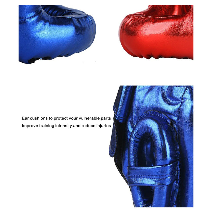 Premium Boxing Helmet – Muay Thai, Kickboxing, Sanda Training Headgear, Protective Head Protector Guard for Gym & Combat Sports - StrengthXPhysiotherapy