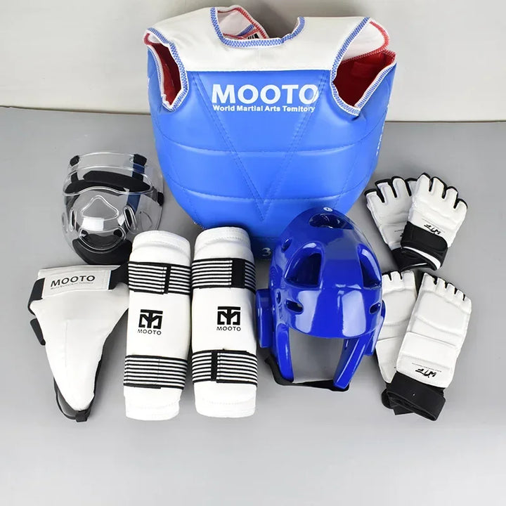 Premium 8pcs Taekwondo Protective Gear Set – Full Body Protection for Combat & Competition, Thickened Training Equipment with