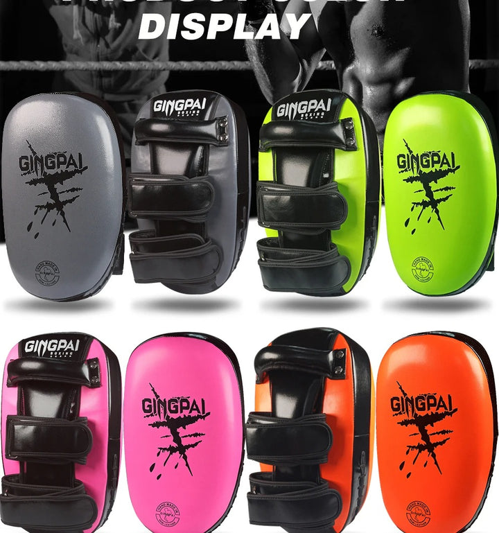 Premium Boxing Mitts Focus Punch Pads – High-Quality Training Target for Kickboxing, Muay Thai, Taekwondo & Karate – Combat Curved Pads for Boxing and Martial Arts Practice - StrengthXPhysiotherapy
