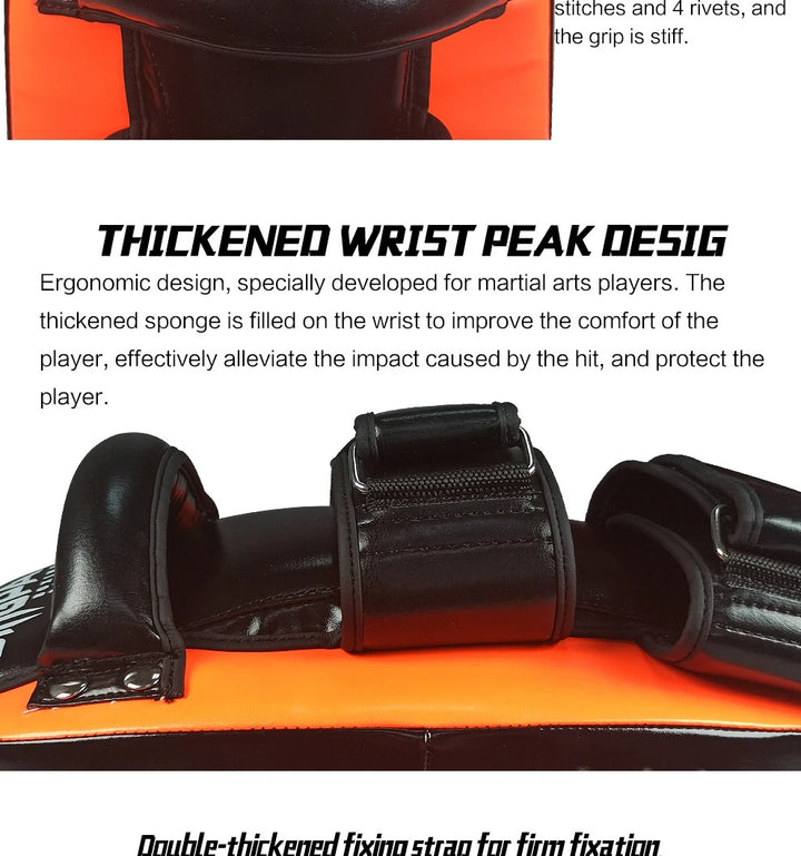 Premium Boxing Mitts Focus Punch Pads – High-Quality Training Target for Kickboxing, Muay Thai, Taekwondo & Karate – Combat Curved Pads for Boxing and Martial Arts Practice - StrengthXPhysiotherapy