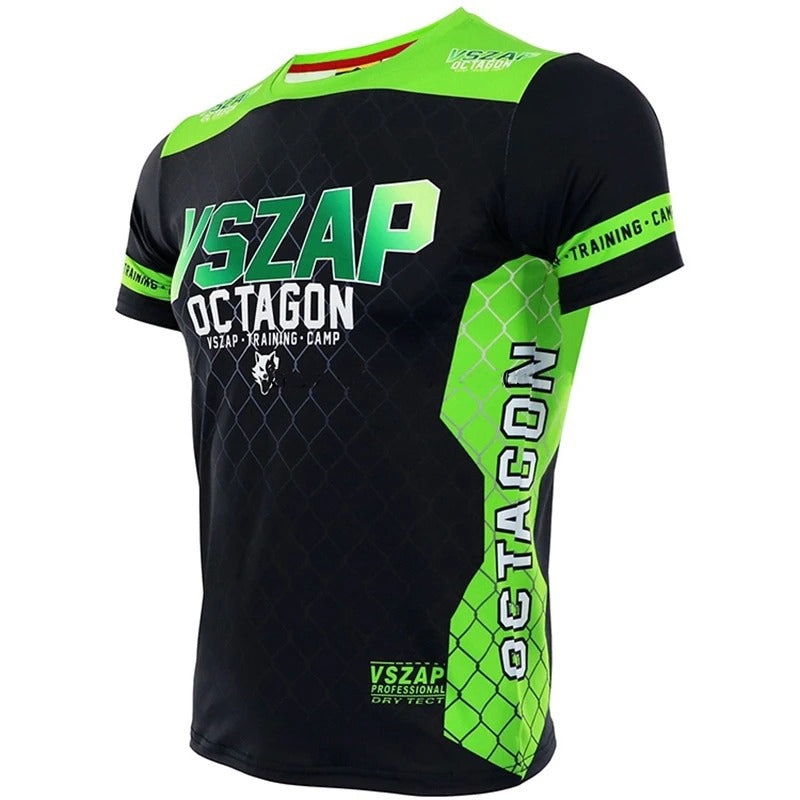 Premium MMA Boxing Training Set – UFC Fighting Suit for Men, Women & Children, Breathable Quick Dry Short Sleeve Sports Wear for Training & Sparring - StrengthXPhysiotherapy