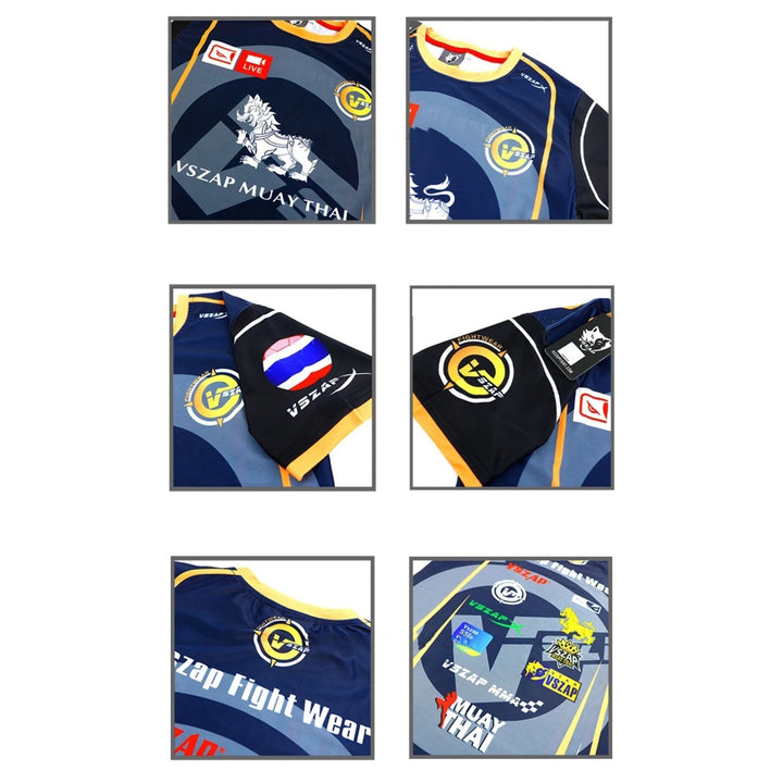 Premium MMA Boxing Training Set – UFC Fighting Suit for Men, Women & Children, Breathable Quick Dry Short Sleeve Sports Wear for Training & Sparring - StrengthXPhysiotherapy