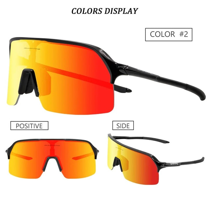 Premium Polarized Cycling Sunglasses – UV Protection, HD Lens, 1 or 4 Lens Options for Road, Mountain Bike & Outdoor Sports Eyewear for Men & Women - StrengthXPhysiotherapy