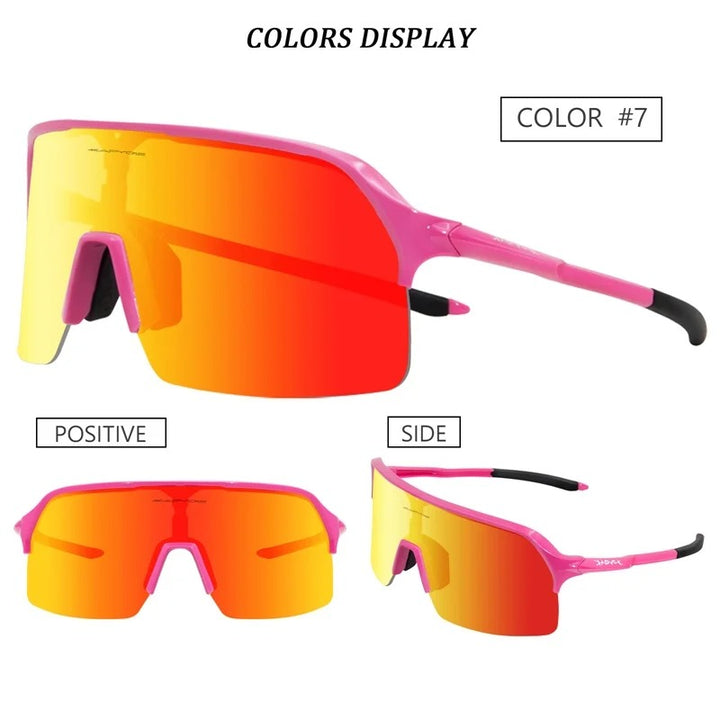 Premium Polarized Cycling Sunglasses – UV Protection, HD Lens, 1 or 4 Lens Options for Road, Mountain Bike & Outdoor Sports Eyewear for Men & Women - StrengthXPhysiotherapy