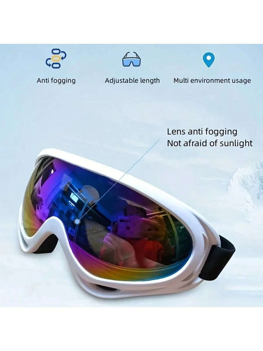 Premium Polarized Ski Goggles for Men & Women – Large Frame, Windproof, Snowproof, UV Protection, Anti-Fog, Snowboard Outdoor Goggles for Winter Sports - StrengthXPhysiotherapy