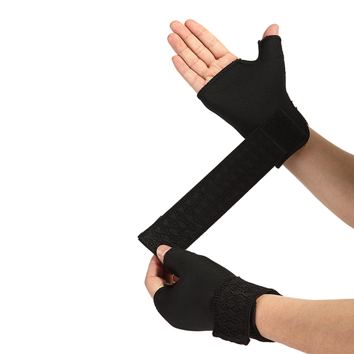 Premium Thumb Brace Guard – Adjustable Support Gloves for Thumb & Wrist Pain Relief, Soft Breathable Half Finger Boxing 